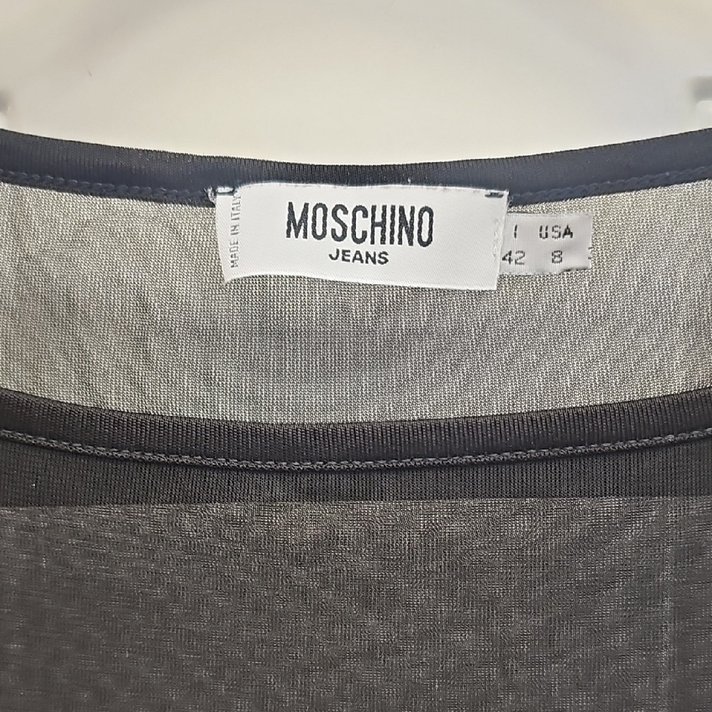 Moschino, Sheer, Black, Designer, Summer, Classic, Luxury, Date, Wedding, Sexy
